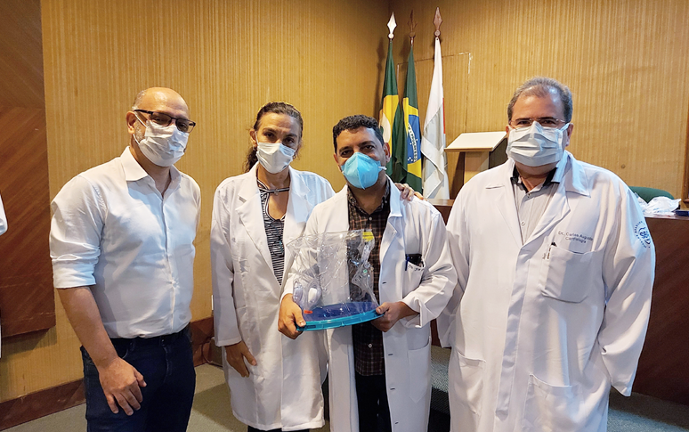 Hospital de Messejana recebe capacetes Elmo para tratamento de pacientes com Covid-19