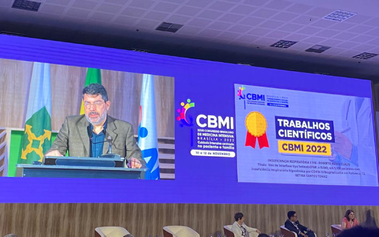 Capacete Elmo é premiado no Congresso Brasileiro de Medicina Intensiva em Brasília