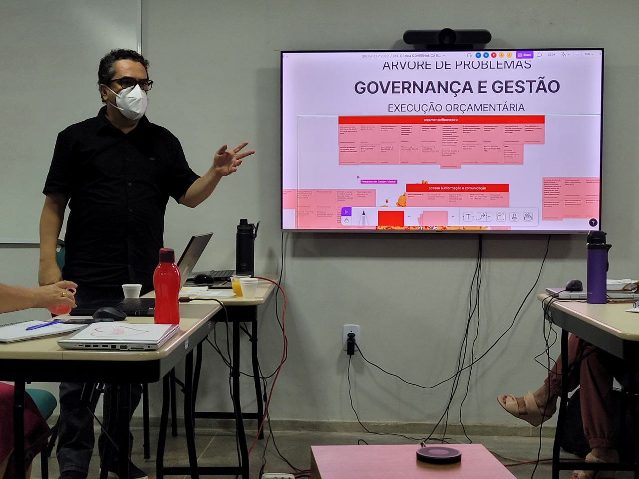 Para Paulo Amoreira, as oficinas articulam camadas essenciais da governança colaborativa